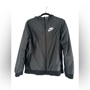 Nike Kids black Rain jacket windbreaker
